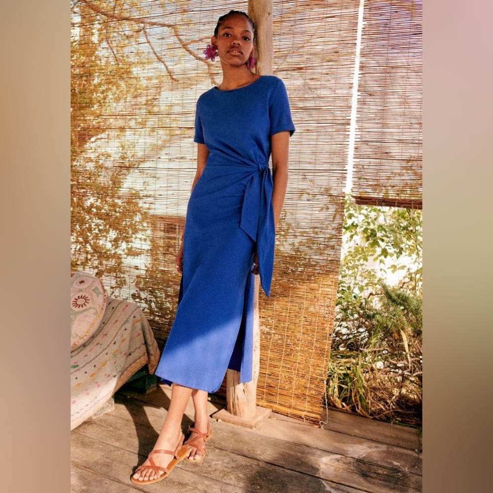 Like New - Sezane Pippa Dress Electric Blue - Size L